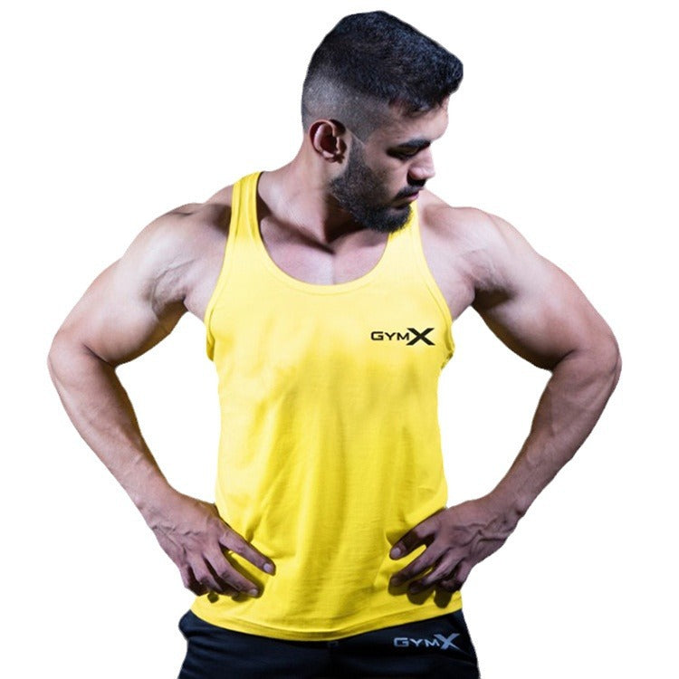 Men’s Fitness Vest Quick-Dry Sleeveless Muscle Training Sportswear