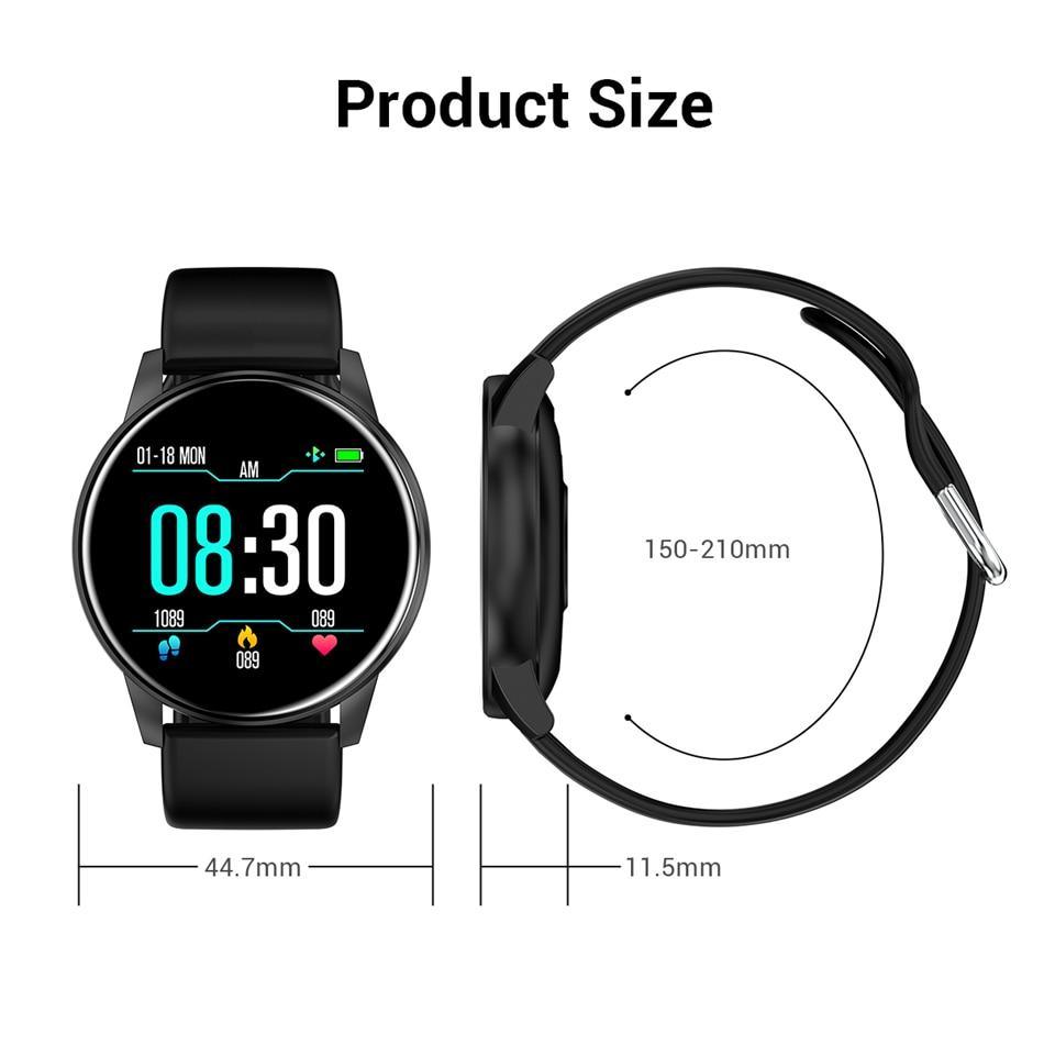 Unisex Luxury Smartwatch Waterproof Fitness Heart Rate Monitor Watch