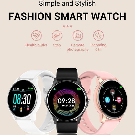 Unisex Luxury Smartwatch Waterproof Fitness Heart Rate Monitor Watch