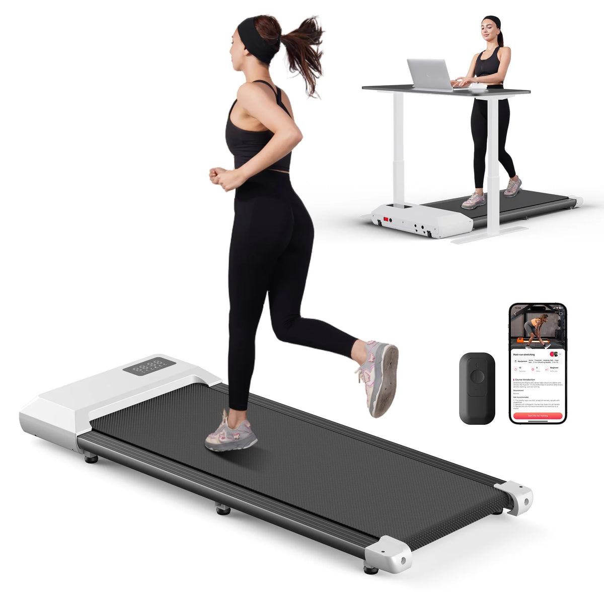 2.5HP 2-in-1 Treadmill for Home Fitness