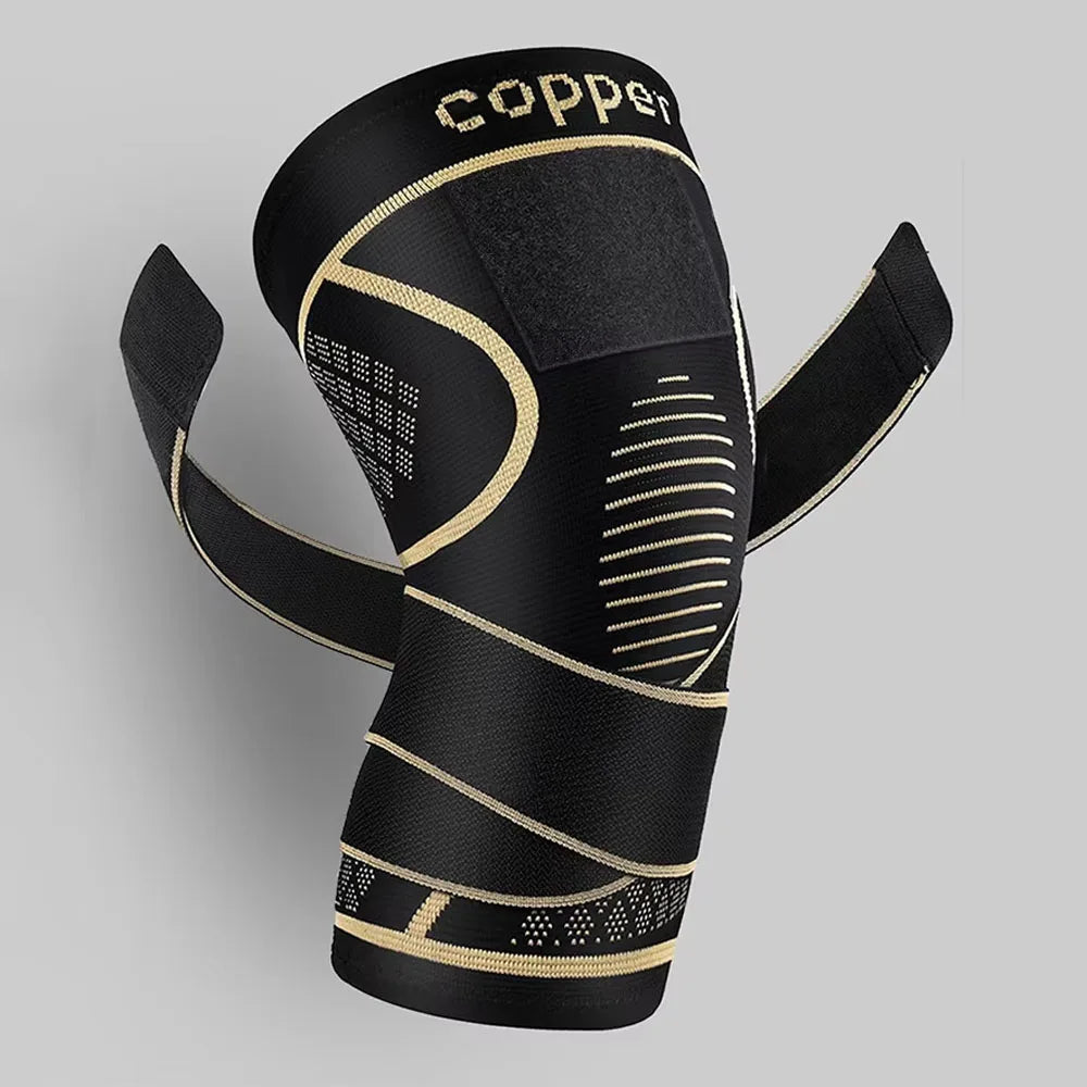 Copper Knee Braces with Straps 2-Pack