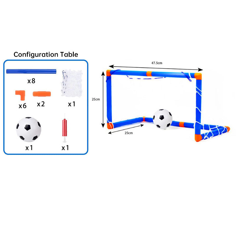 Mini Foldable Soccer Goal Set Kids Sports Equipment