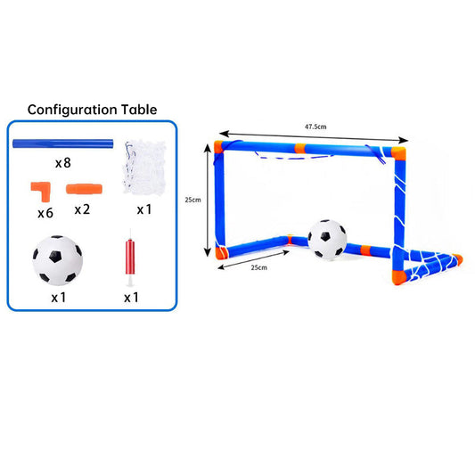 Mini Foldable Soccer Goal Set Kids Sports Equipment