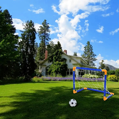 Mini Foldable Soccer Goal Set Kids Sports Equipment