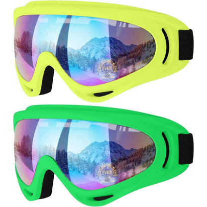 2-Pack: Anti-Scratch Dustproof Sports Goggles