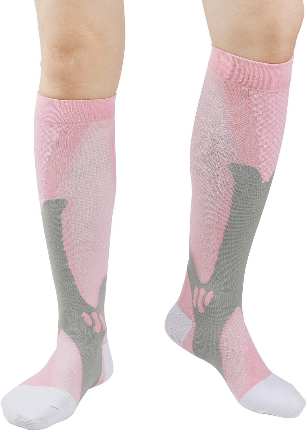 Anti-Slip Compression Socks Sports Running Travel Support Wear