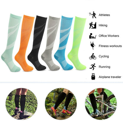 Anti-Slip Compression Socks Sports Running Travel Support Wear