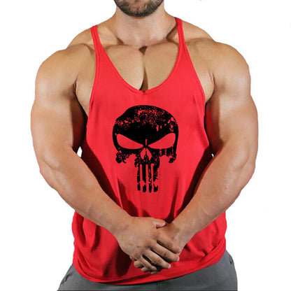 Fitness vest men's loose sleeveless T-shirt sports clothes camisole sports training top