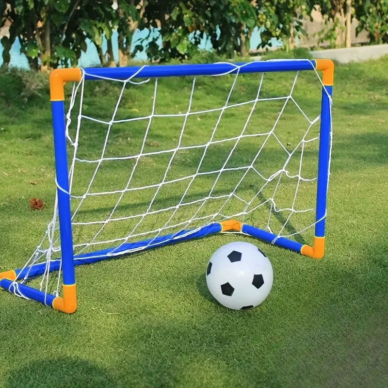 Mini Foldable Soccer Goal Set Kids Sports Equipment
