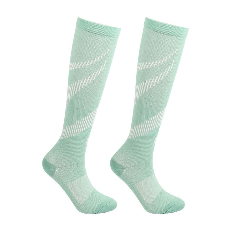 Anti-Slip Compression Socks Sports Running Travel Support Wear