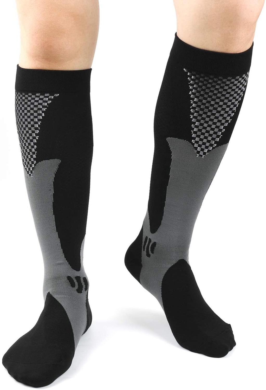 Anti-Slip Compression Socks Sports Running Travel Support Wear