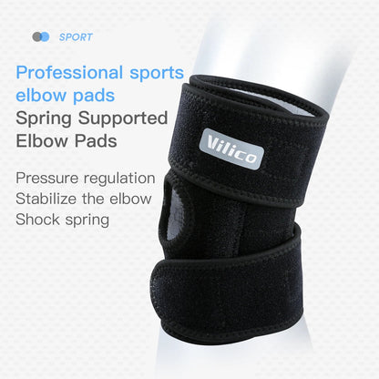 Breathable Elbow Guard Spring Support Protective Sports Gear