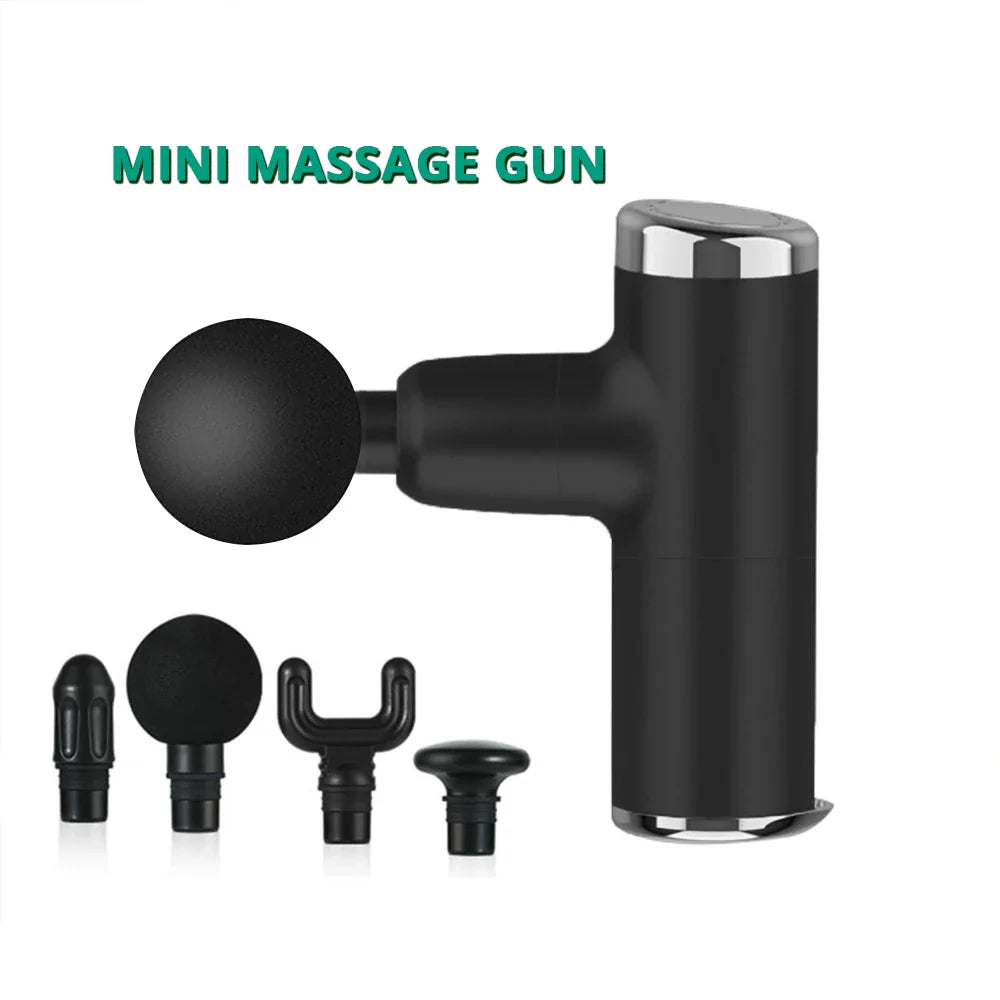 Mini Electric Massage Gun Deep Tissue Recovery Massager Equipment