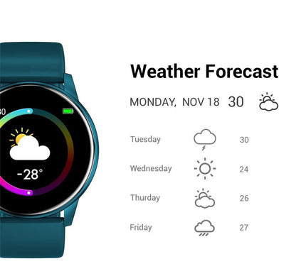 Unisex Luxury Smartwatch Waterproof Fitness Heart Rate Monitor Watch