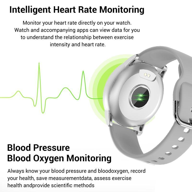Unisex Luxury Smartwatch Waterproof Fitness Heart Rate Monitor Watch