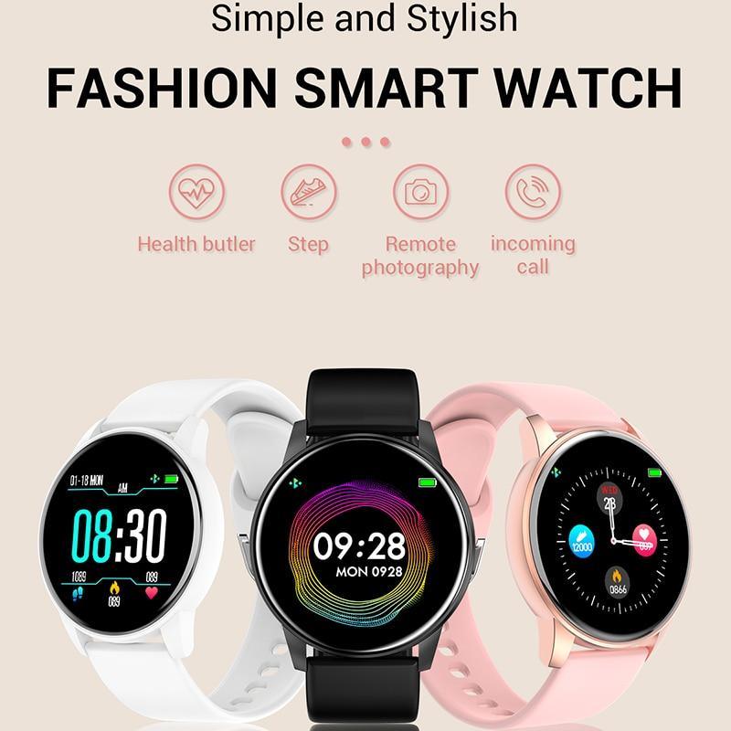 Unisex Luxury Smartwatch Waterproof Fitness Heart Rate Monitor Watch