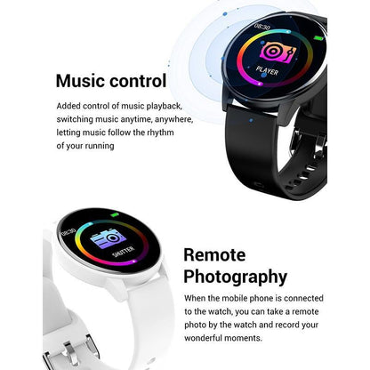 Unisex Luxury Smartwatch Waterproof Fitness Heart Rate Monitor Watch