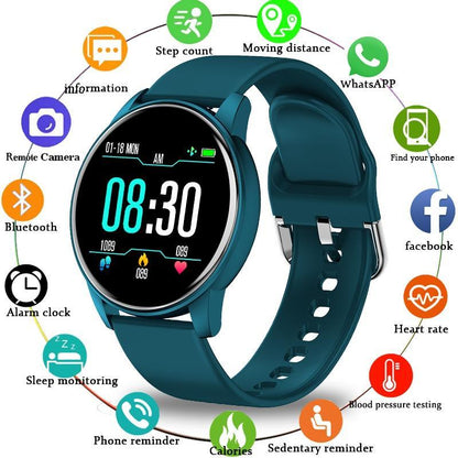 Unisex Luxury Smartwatch Waterproof Fitness Heart Rate Monitor Watch