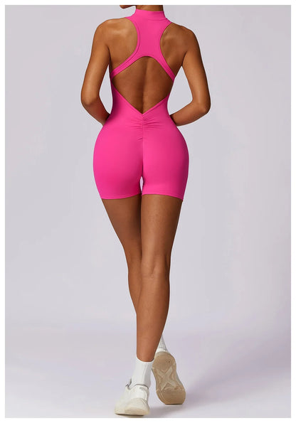Women Jumpsuit Sleeveless Slim Activewear
