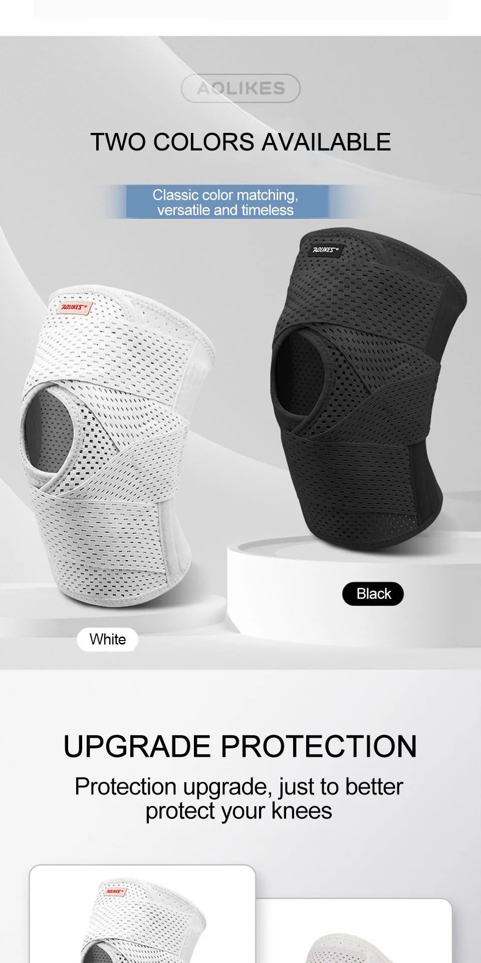 Knee Pads with Side Stabilizers