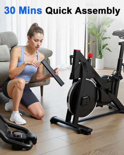 Exercise Bike with 32-Level Magnetic Resistance