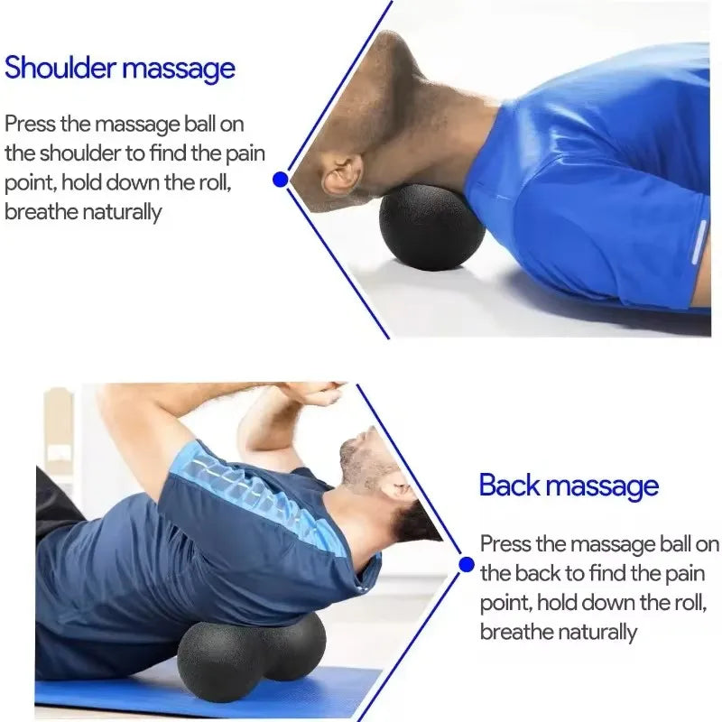 Yoga Peanut Ball Set Muscle Recovery Massage Fitness Equipment