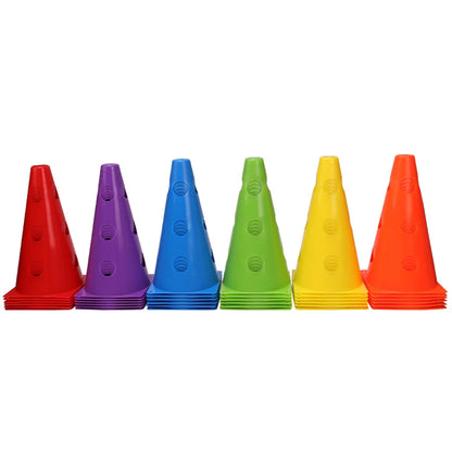 Durable Football Agility Training Cones with Holes