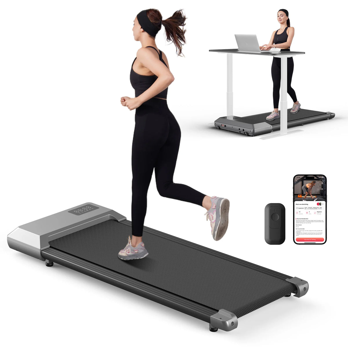 2.5HP 2-in-1 Treadmill for Home Fitness
