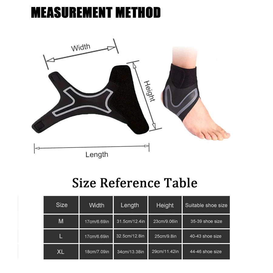 Adjustable Ankle Brace Compression Sleeve