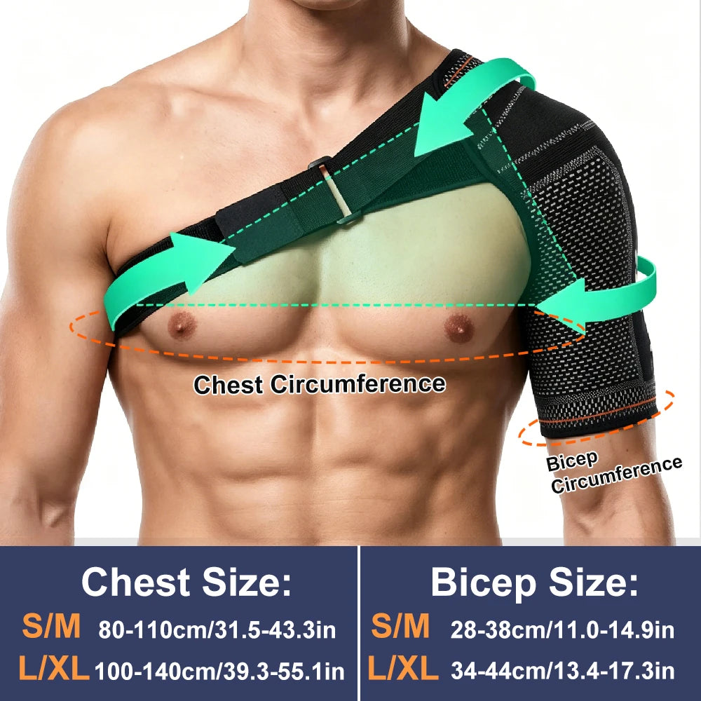 Adjustable Breathable Shoulder Compression Sleeve