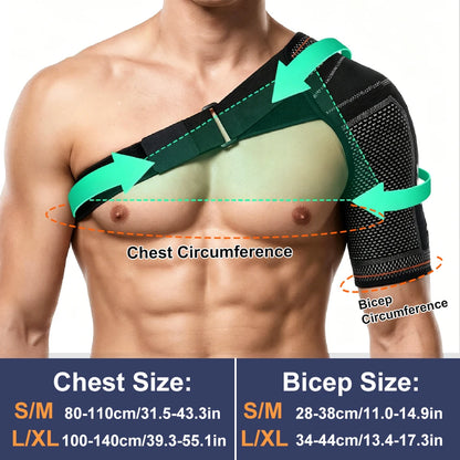 Adjustable Breathable Shoulder Compression Sleeve