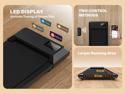 2.5HP 2-in-1 Treadmill for Home Fitness