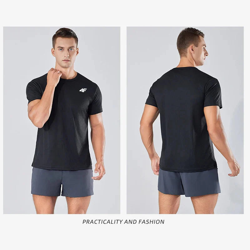 Men’s Quick-Dry Training T-Shirt Breathable Fitness Sportswear Top