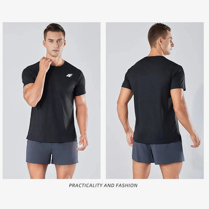 Men’s Quick-Dry Training T-Shirt Breathable Fitness Sportswear Top