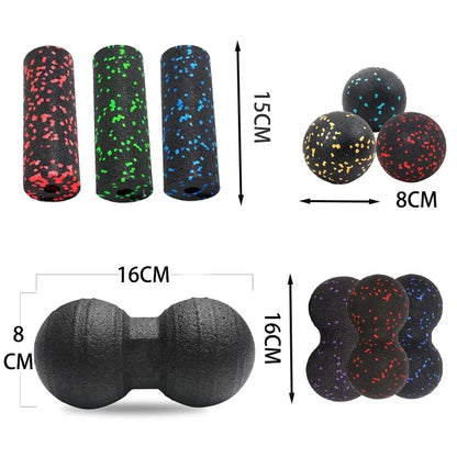 Yoga Peanut Ball Set Muscle Recovery Massage Fitness Equipment