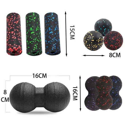 Yoga Peanut Ball Set Muscle Recovery Massage Fitness Equipment