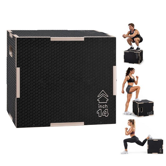 3-in-1 Non-Slip Plyometric Jump Box