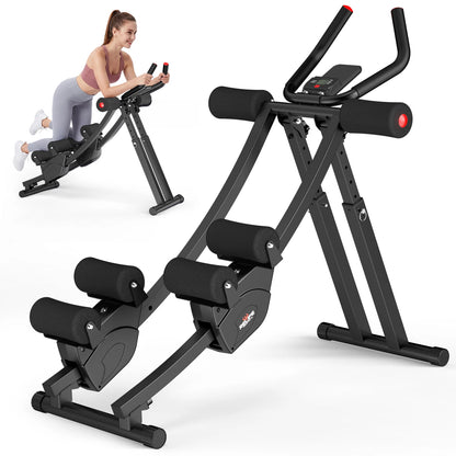 Dual Split-Track Adjustable Ab Machine