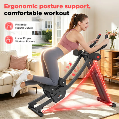 Dual Split-Track Adjustable Ab Machine
