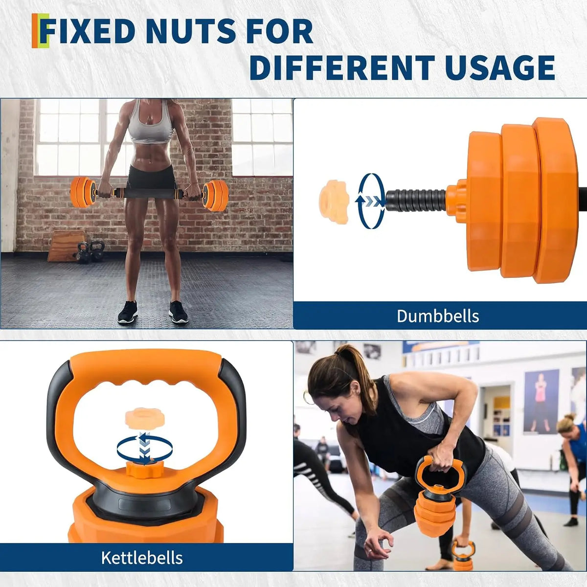 4-in-1 Adjustable Dumbbell Set for Home Gym