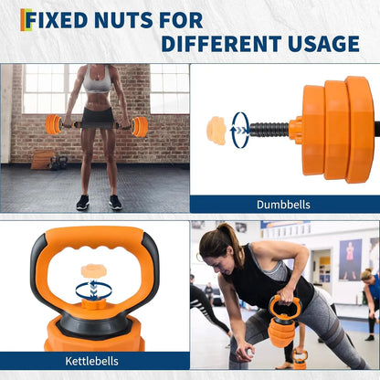 4-in-1 Adjustable Dumbbell Set for Home Gym