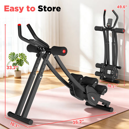 Dual Split-Track Adjustable Ab Machine