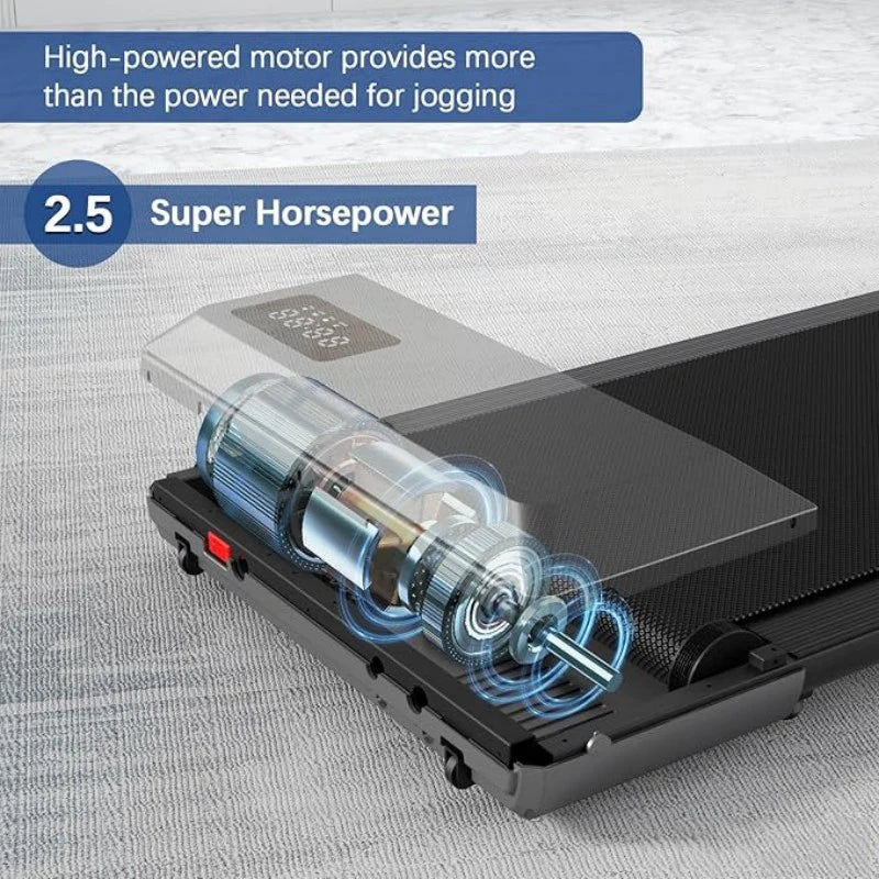 2.5HP 2-in-1 Treadmill for Home Fitness