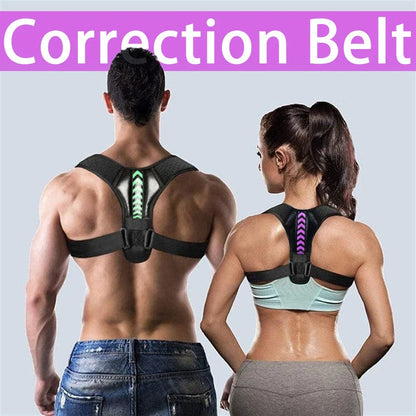 Adjustable Back & Shoulder Posture Corrector – Clavicle Spine Support Belt for Neck, Upper Back & Hunchback Correction