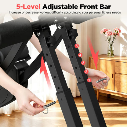 Dual Split-Track Adjustable Ab Machine