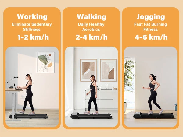 2.5HP 2-in-1 Treadmill for Home Fitness