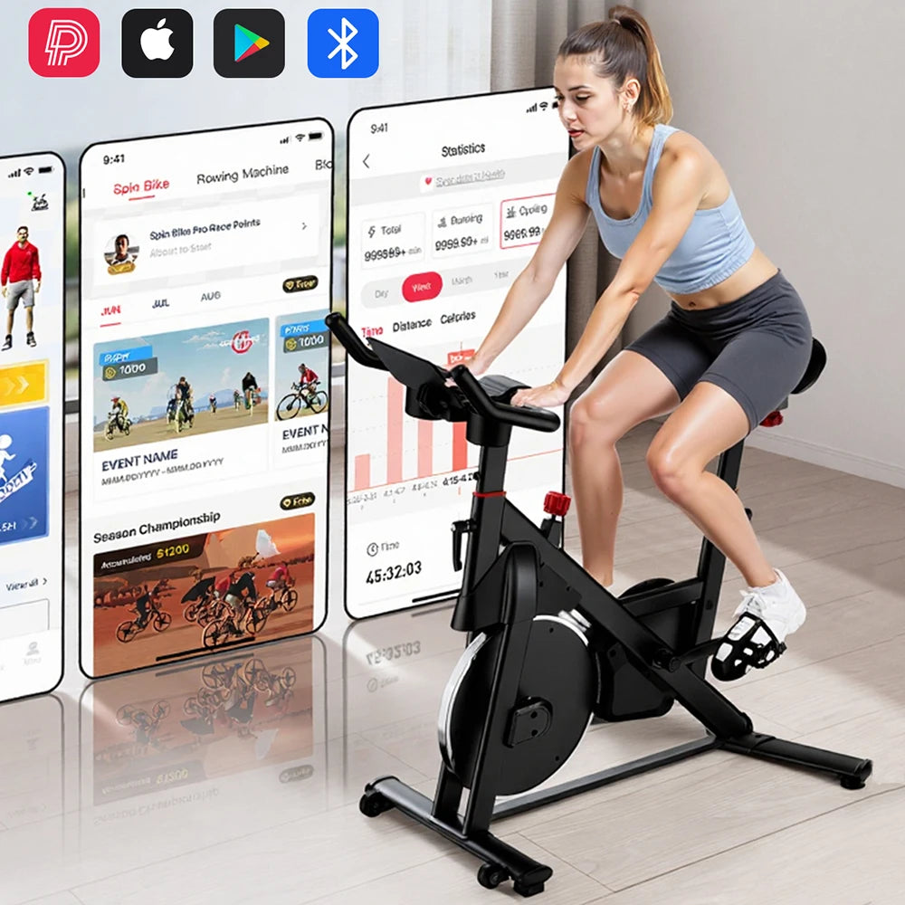 Exercise Bike with 32-Level Magnetic Resistance