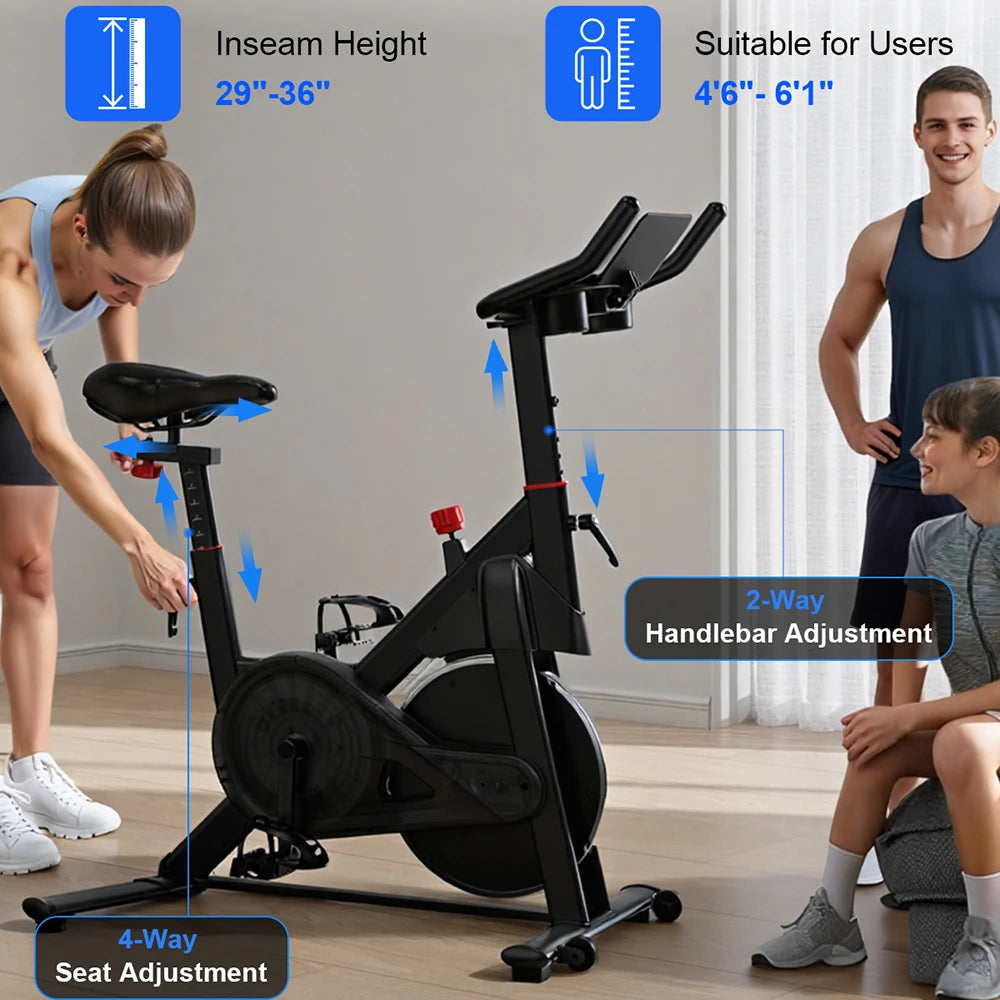 Exercise Bike with 32-Level Magnetic Resistance