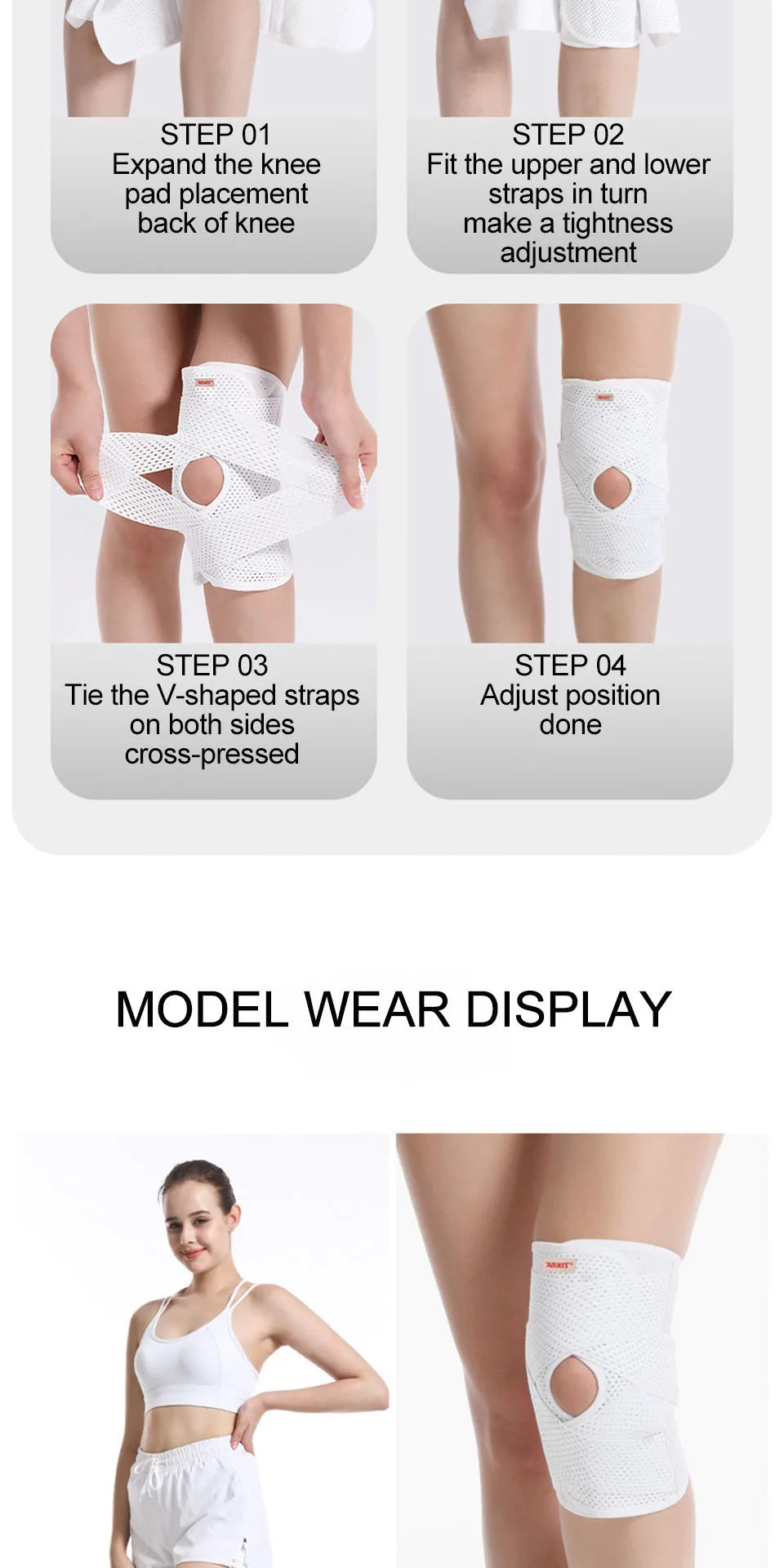 Knee Pads with Side Stabilizers