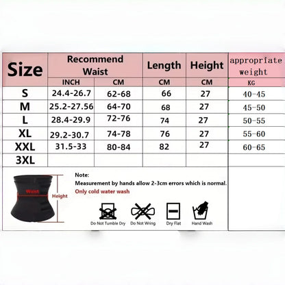 Waist Trainer Fitness Belt Body Shaper